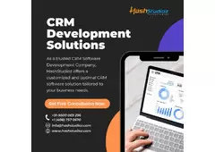 Streamline Your Business with Hashstudioz's Custom CRM System Development