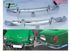 Volkswagen Karmann Ghia US type bumper (1967 - 1969) by stainless steel