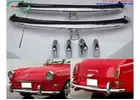 Volkswagen Type 3 bumper (1963–1969) by stainless steel  (VW Typ 3 Stoßfänger)