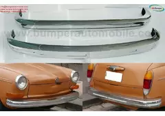 Volkswagen Type 3 bumper (1970-1973) in stainless steel  (VW Type 3 Stoßfänger)